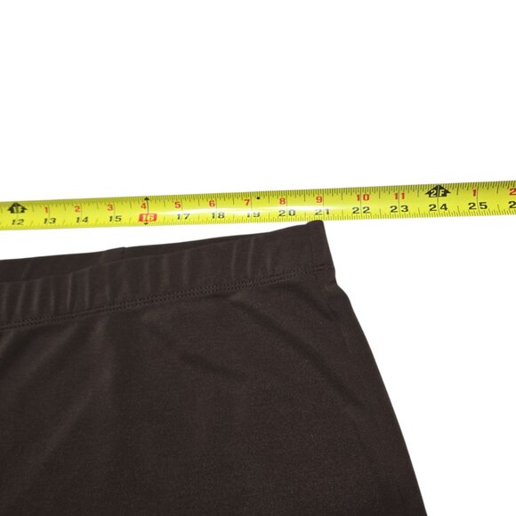 Vintage Susan Graver Pants Womens Plus 2X Brown Pull On Straight Leg Stretch - Picture 3 of 13